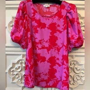 Pleione Anthropologie bright Blouse